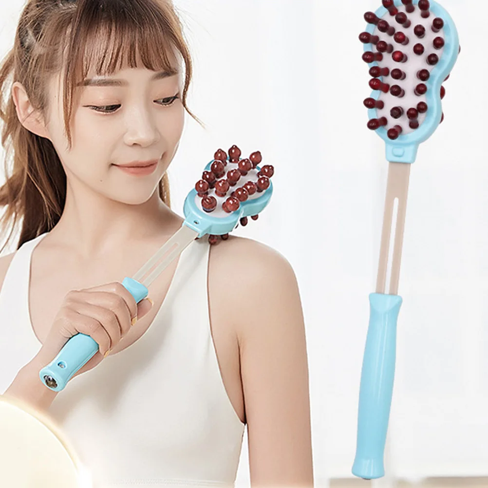 

Telescoping Massage Hammer Durable Portable Massager for Neck Shoulder Back Legs Hips Improve Circulation Relieve Fatigue