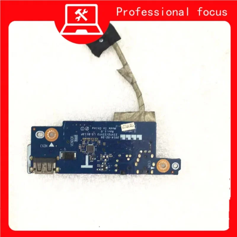 For LENOVO Y50 Y50-70 ZIVY2 ZIVY3 LS-B113P USB Audio JACK SD Slot Board