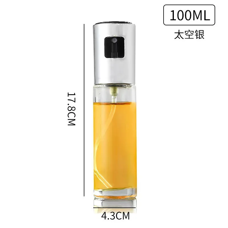 Stainless Steel Oil Sprayer, 2 in 1 Mist & Stream Dual Mode, Food Grade for Cooking BBQ Salad Healthy