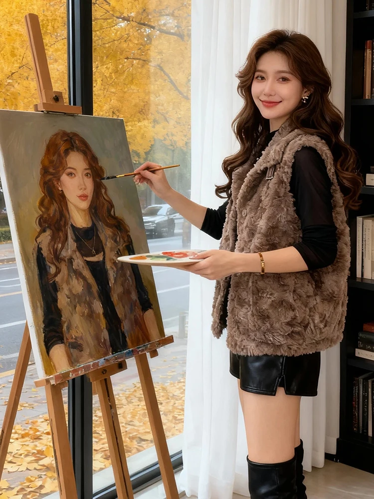 Thiened Warmth Zipper Svel High Quali  Color Outerwear for Women Sli Autumn Winter Faion Korean Sle