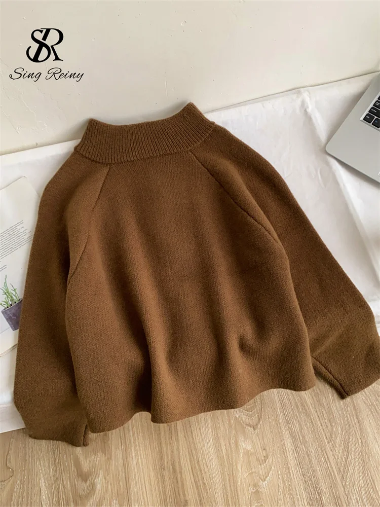 Unisex Lazy Vintage Sweater French Style Twist Drill Knit Zipper Full Sleeves Tops Autumn Women Workwear Cardigan