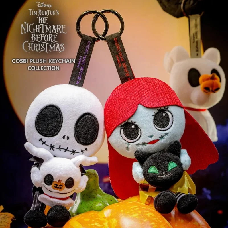 2025 New The Nightmare Before Christmas Mystery Figure Blind Box Cosbi Collection Model Keyring Halloween Ghost Theme Gifts