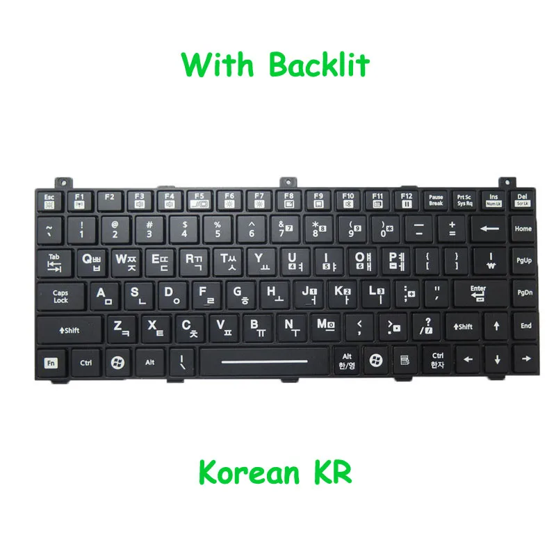 Laptop Keyboard For GETAC NK5101-00020T-00/D 531085910023 NK5100-00000T-01/C NK5100-00000T-01/B Korean KR Black Frame New