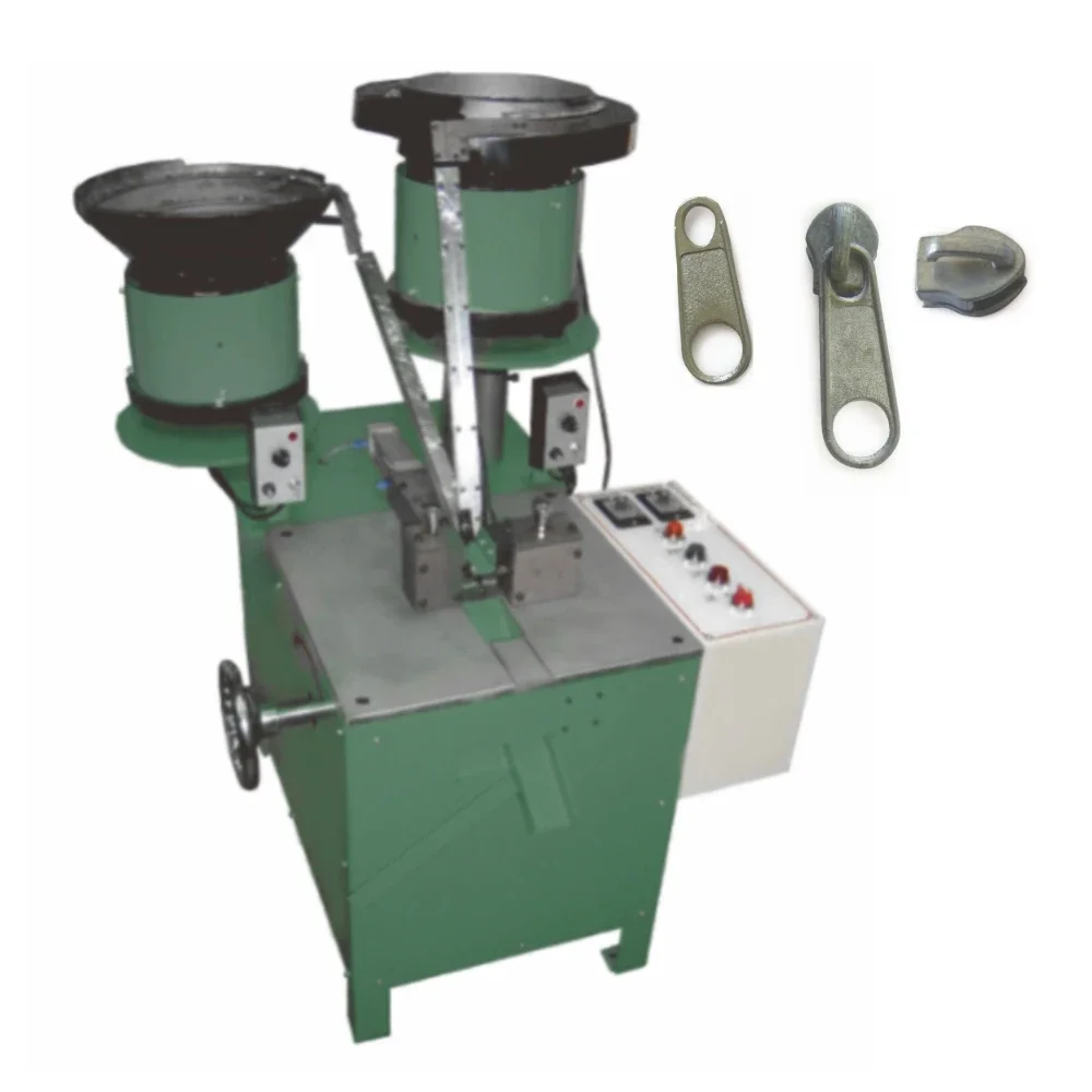 Automatic Non-lock Zipper Slider Puller Assembly Machine,Zipper Slider Making Machine And Factory