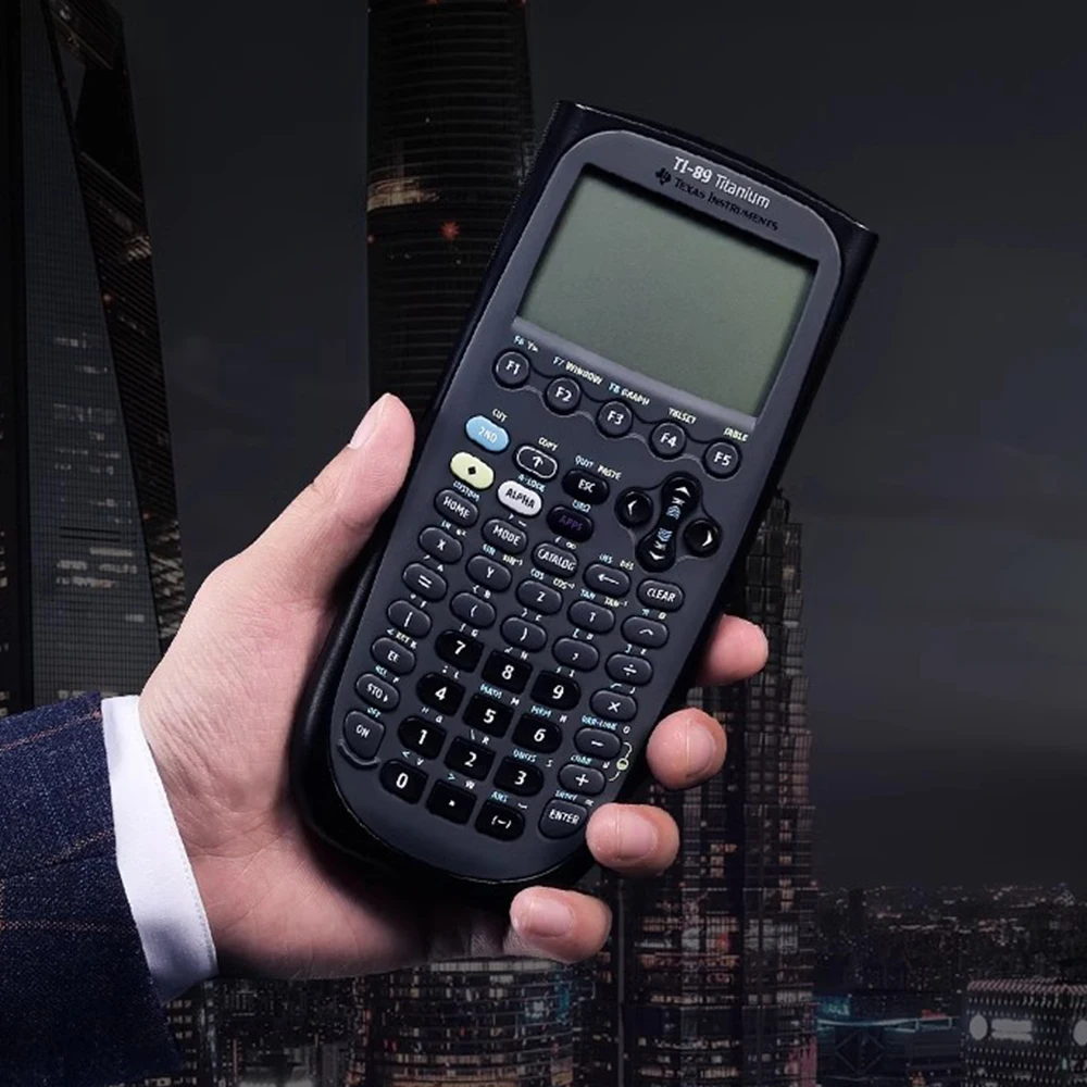 Texas Instruments TI-89 Titanium Programming Graphing Calculator ID SAT ACT International Test Computer Calculator Scientific