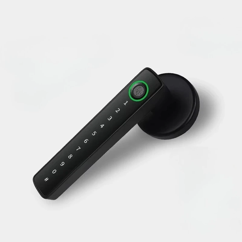 دخول بدون مفتاح قفل الباب الكهربائي مقبض ذكي مزلاج كلمة المرور بصمة مفتاح قفل رقمي منزلي