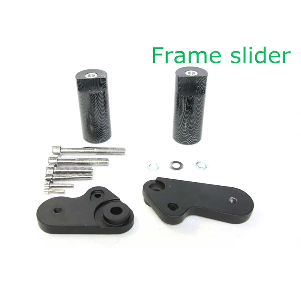 Voor 2009-2015 Yamaha YZF R1 YZF-R1 yzfr1 2010 2011 12 13 2014 motorfiets geen Cut Frame Slider Crash Protector Zwart/Carbon