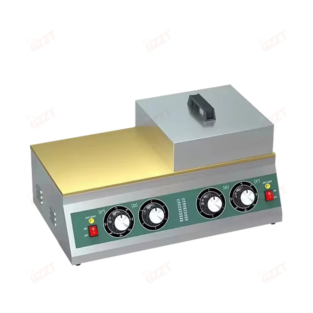 2600W Commercial Electric Japanese Souffle Pancakes Maker 220v 110v Copper Grill Stainless Steel Housing Souffle Waffle Machine
