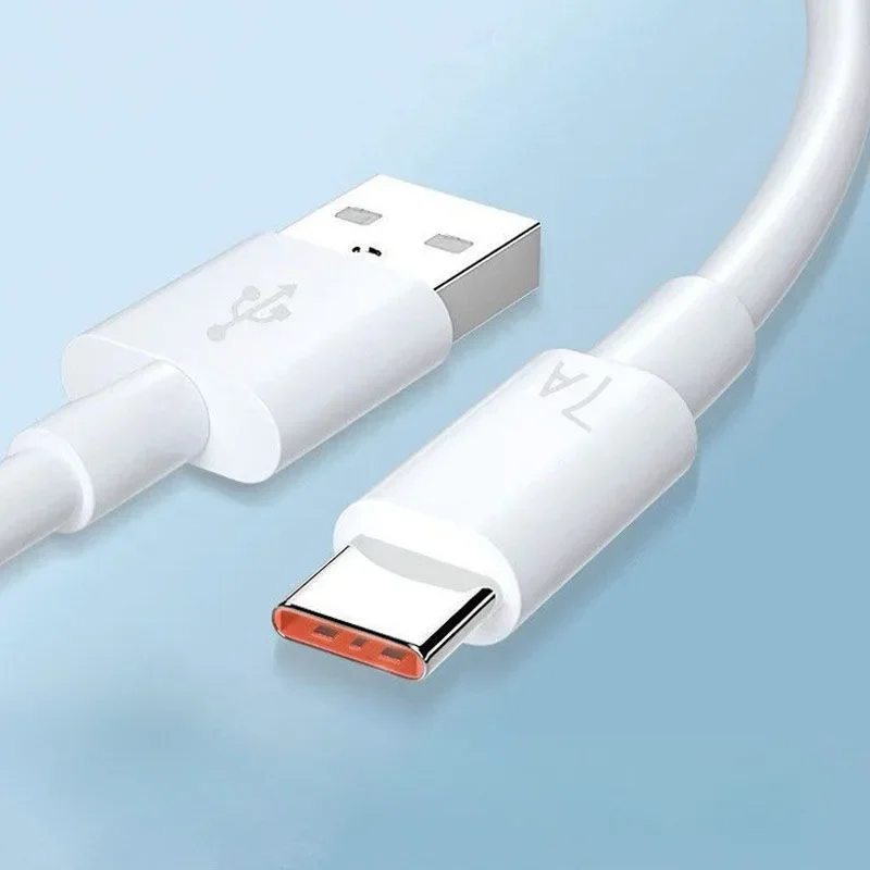 7A 100W USB Type C Super-Fast Charge Cable for Huawei P40 P30 Fast Charing Data Cord for Xiaomi Mi 13 12 Pro Oneplus Realme POCO