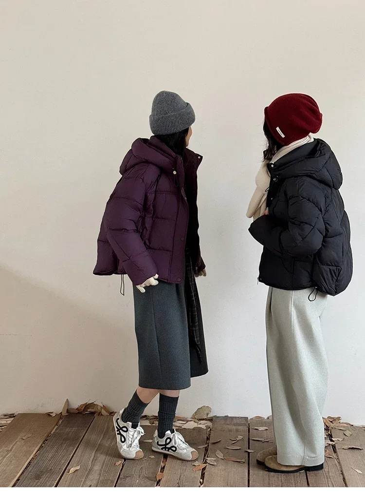Korean style Soft Warm Cotton Bread Jacket Winter New Loose Versatile Cotton Women's Coat Fashion Casual Down Cotton Parkas 2026