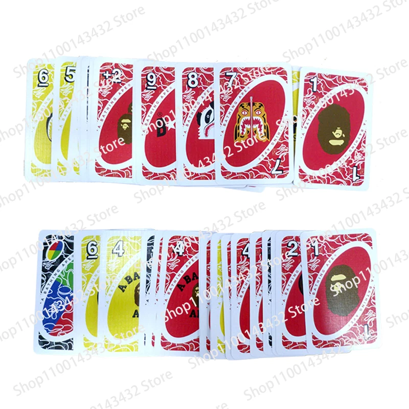 Mattel Games UNO BAPEs Card Game for Family Night Featuring Tv Show Themed Graphics and A Special Rule for 2-10 Players Gift