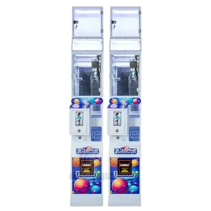 Mini Claw Machine Space Warrior Series Arcade Game Machine Coin Operated Prize Crane Vending Machine for Family Fun Center Mall