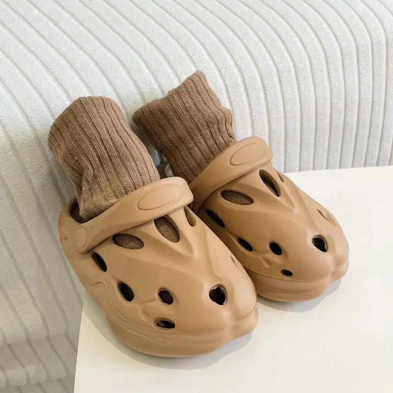 2025 New Children's Bag Head Sandals Baby Non-slip Lightweight Cool Slippers Breathable Girls Hole Shoes Wear Boys Overshoes view 5