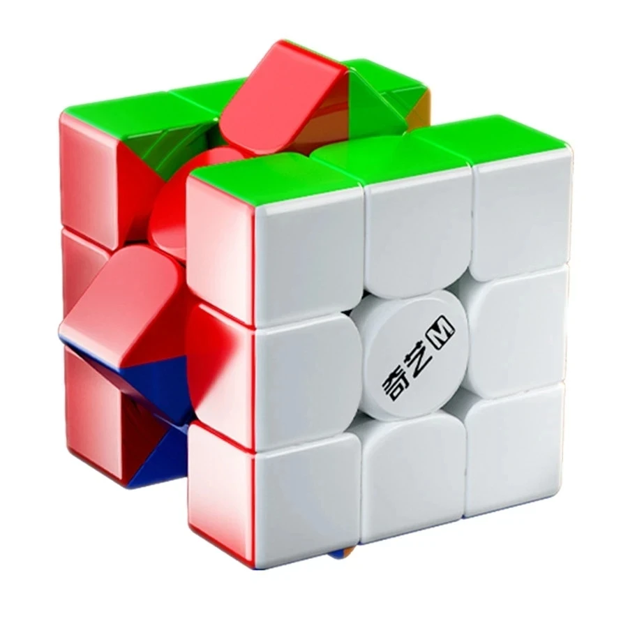 QiYi M プロ 3x3 シリーズ磁気/リニアモーターカー UV マジックキューブ知育玩具 3x3 マジックキューブリニアモーターカー位置決め Cubo Magico