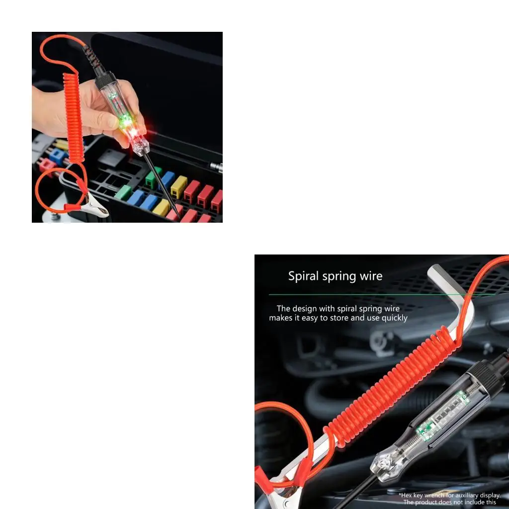 652F LED Display Meter for Car Electrical Systems Resistance Checker