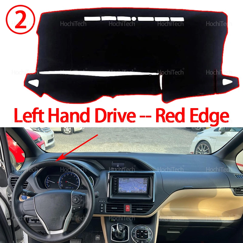 Für Toyota Noah Toyota Voxy Toyota Esquire 3Gen R80 2014-2019 Dashboard Abdeckung Pad Auto Liner Anti-Uv matte Sonnenschirm Dashmat Teppich – Detail 10
