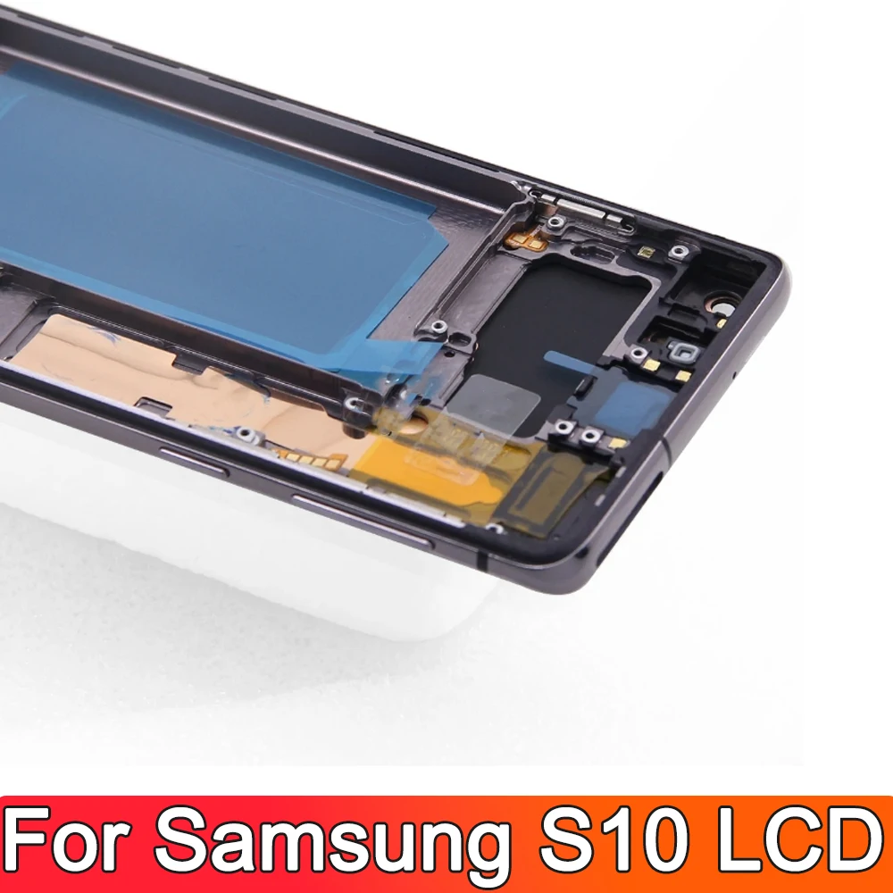 OLED For Samsung Galaxy S10 2019 SM-G9730 G973F LCD Display Touch Screen Digitizer Assembly For Samsung S10 Screen