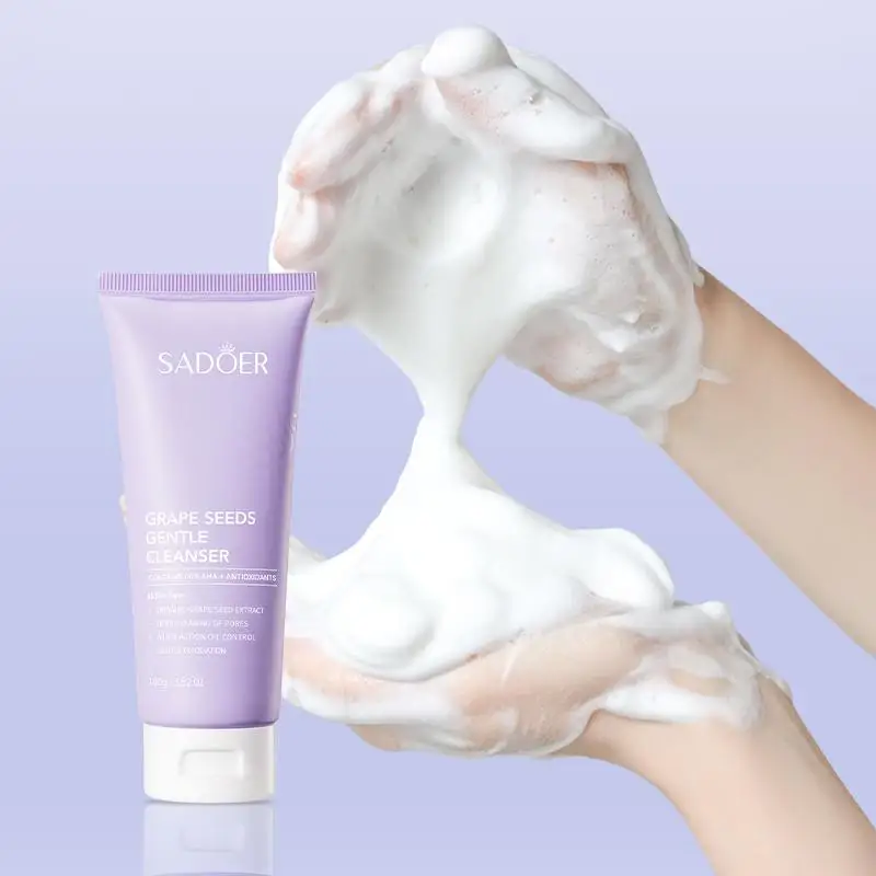 

100g Grape Seed Cleansing Makeup Remover Oil, Gently Cleansing Facial Makeup Cleansing Not Tight Refreshing Makeup Remover Oil