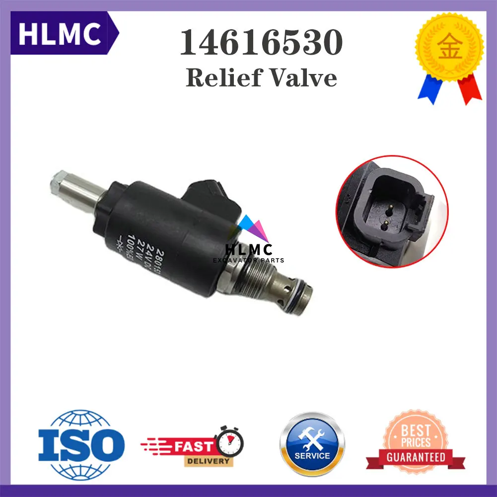 EC460 EC480 Excavator Fan Pump Solenoid Valve 14616530 Hydraulic Cooling Fan Valve For Engine Assy 280153 280151