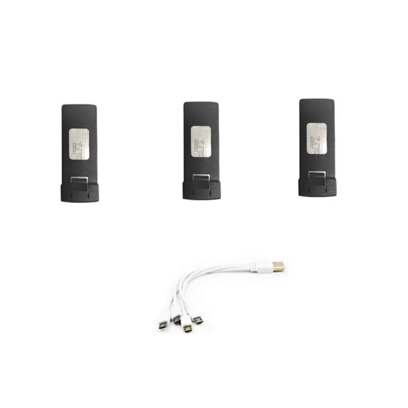 KF613 نظام تحديد المواقع فرش تجنب العوائق التحكم عن بعد RC الطائرة بدون طيار كوادكوبتر قطع الغيار 3.7 فولت 2000 مللي أمبير USB 4To1 خط المروحة