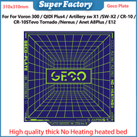310x310 Geco Plate No Heating Build Plate  Spring Steel Sheet For Artillery Sidewinder X1/X2 Anet A8 Plus E12 CR10 QIDI Plus 4