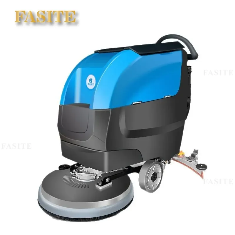 For DJ530M Lithium Battery Industrial Floor Scrubber Hand Push Commercial Cleaning Machine