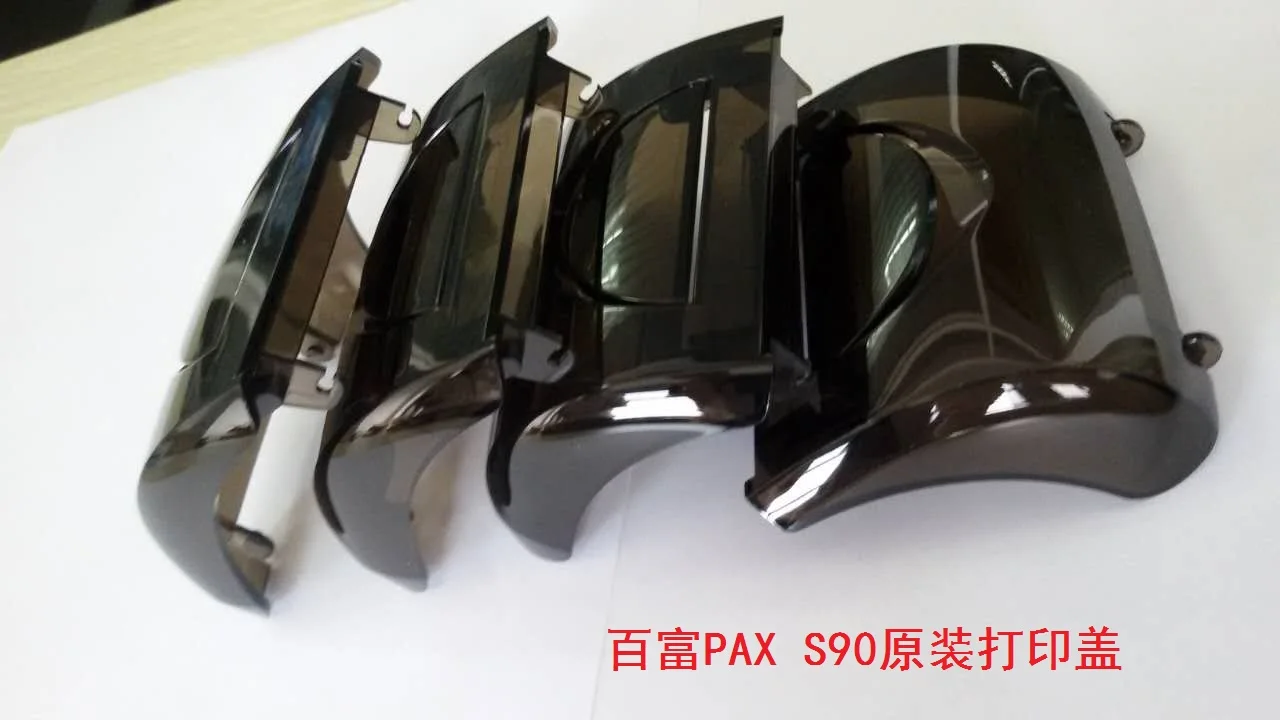 프린터 롤러가 포함된 새로운 PAX POS S90 프린터 커버 원래 예비 부품 용지 커버 게이트