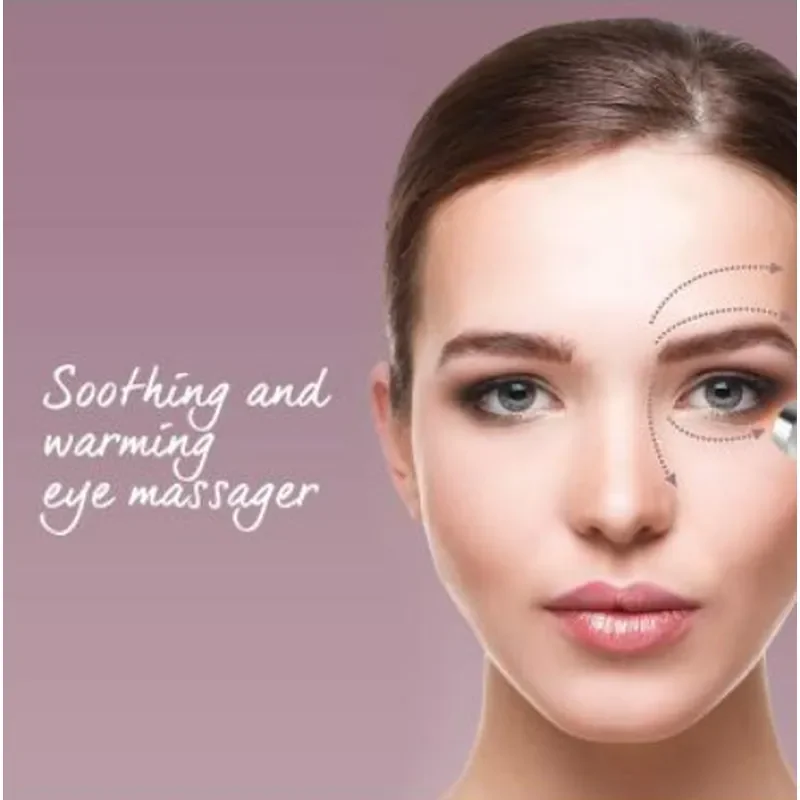 for Eye Massager Portable Metal Probe Single Button Control Small Household Care Device Anti Wrinkle Puffiness Relief