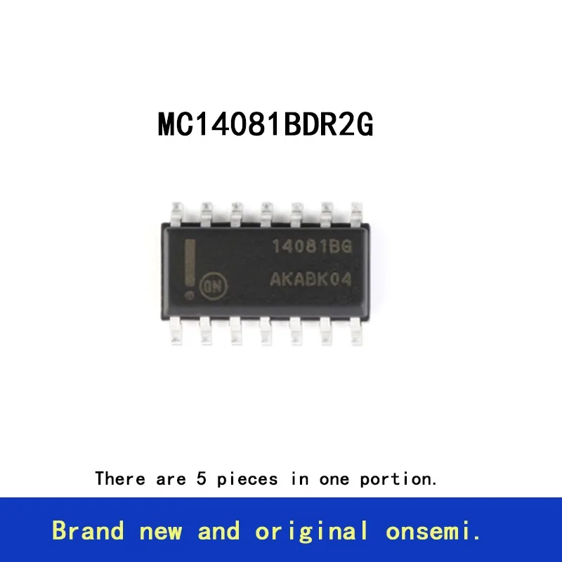 5 pezzi Prodotti originali originali. SU Modelli a semiconduttore come MC33178DR2G MURS360T3G MBR2H100SFT3G MC14081BDR2G