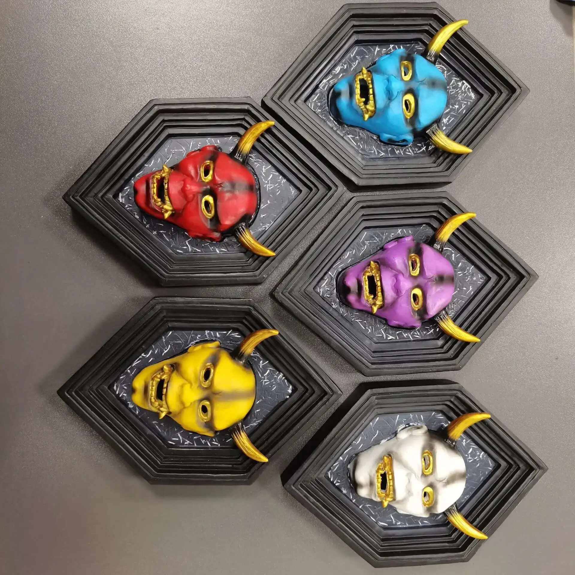 

Новая подвеска-маска на Хэллоуин, украшение для дома, изделия из смолы, украшение для вечеринки