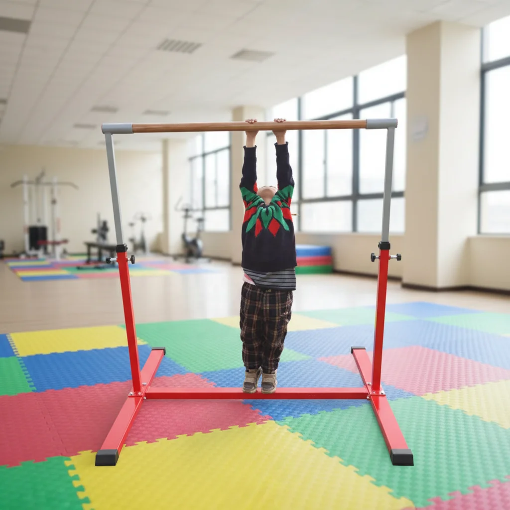 Adjustable Height Gymnastics High/Low Bar Training Equipment for Kids and Adults Home Practice and Competition Use