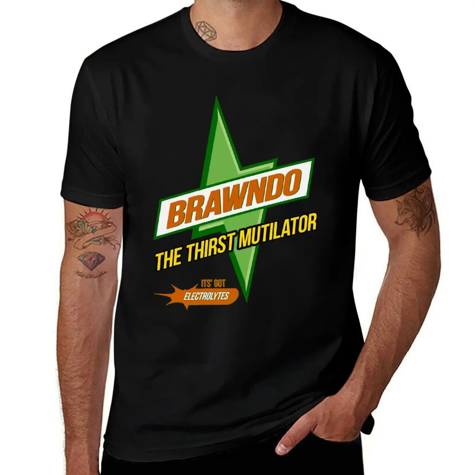 Brawndo The Thirst Mutilator - Idiocracy inspired T-Shirt Classic Graphic Short Sleeve Top T-Shirt