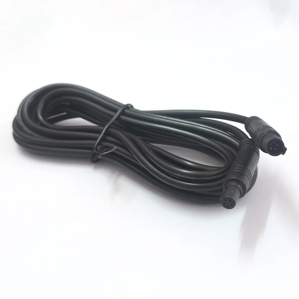1 Stück 4/5/6/8-poliges Verlängerungskabel für Autokameras, Stecker auf Buchse, 1 m, 2 m, 3 m, Kabelsatz für die Videoverbindung der Rückfahrkamera. – Detail 5