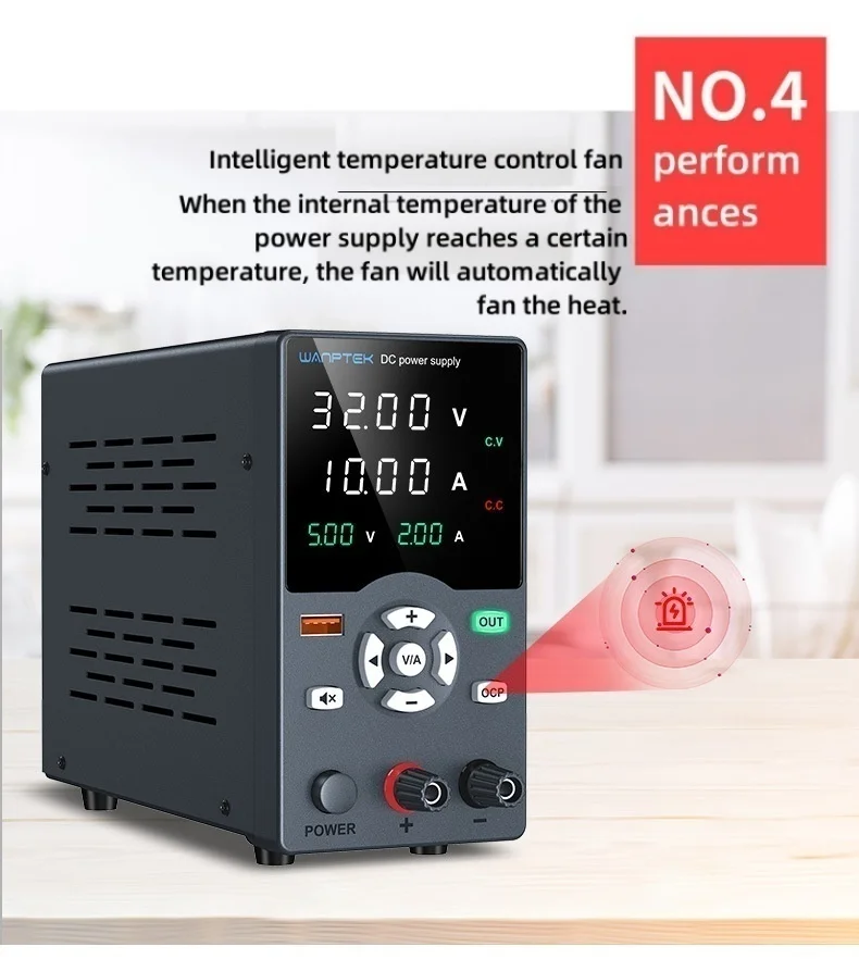 USB DC Regulated Laboratory Power Supply Adjustable 32V 5A/10A Voltage Regulator Stabilizer Switch Bench Power Source GC305/3010