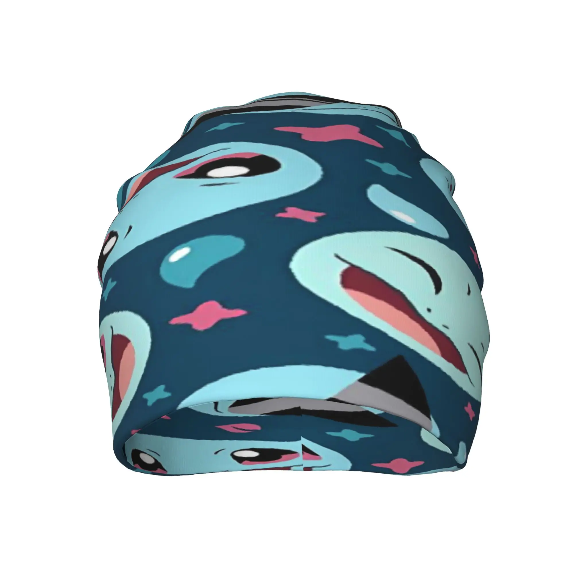 Cartoon Pocket Monsters Bonnet Hats  Beanie Hats Graphic Knit Hat Winter Funny Female Male Outdoor Head Wrap Caps