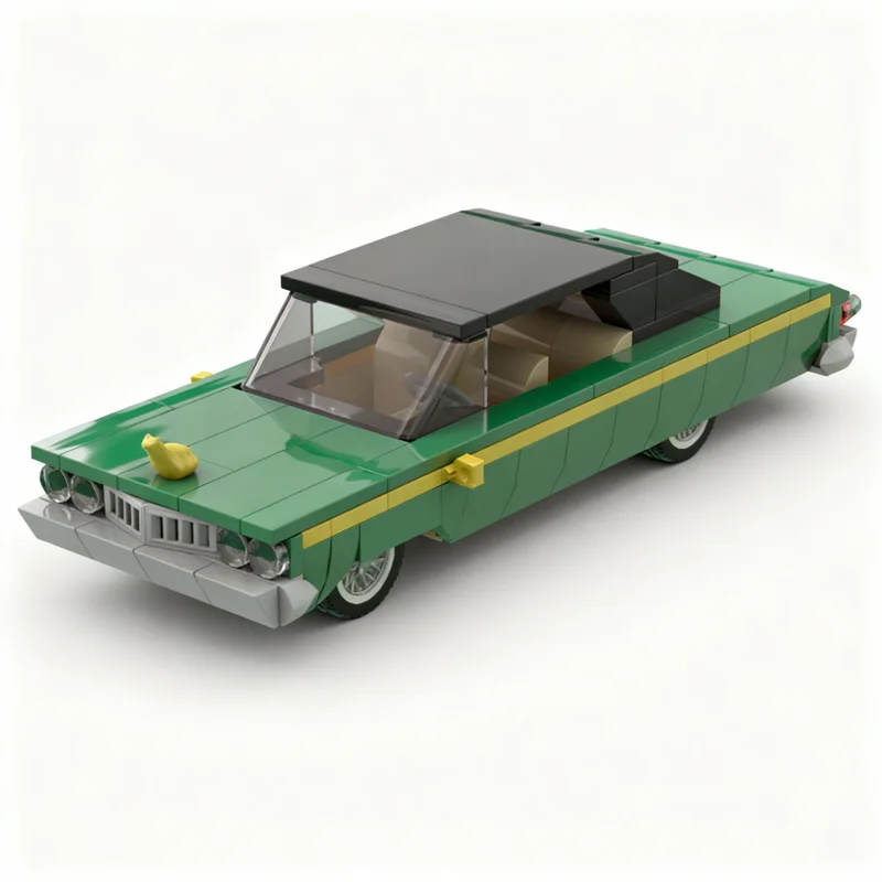 205 Piezas MOC City Champions Super Car Chevrolet Impala 66 Lowrider, Modelo Tecnológico, Bloques de Construcción para Armar, Regalo, Decoración para el Hogar