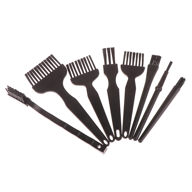 8Pcs/Set Anti-Static Brush Safe Nylon Cleaning Brush For Mobile Phone Tablet Computer Keyboard Pcb Bga Repair Cleaning Work