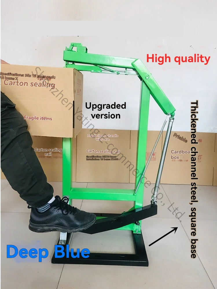 New Carton Nail Bottom Machine 3518 Foot Pedal Binding Nail Box Machine Banana Box Nail Bottom Carton Binding