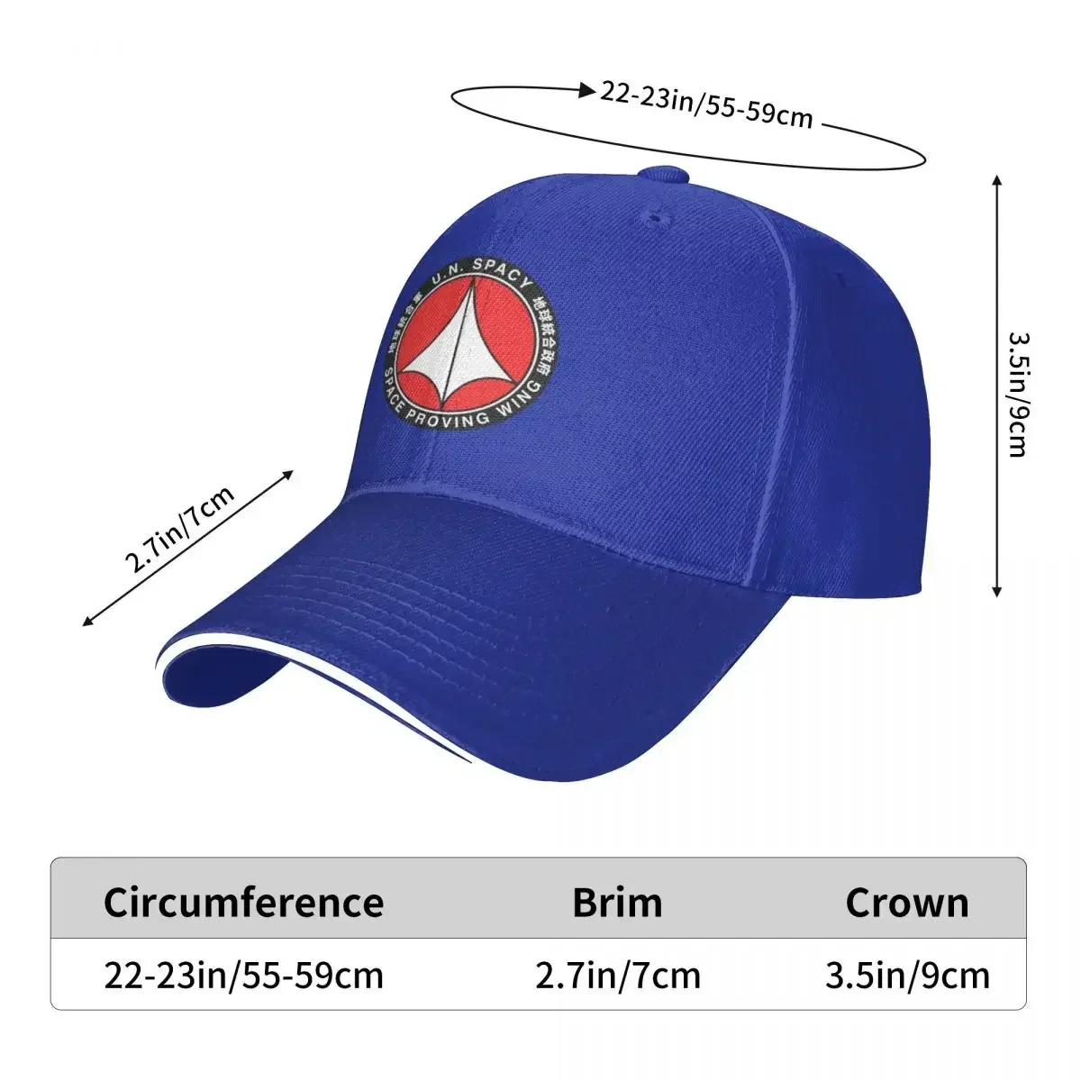 Macross U.N. Spacy Baseball Cap Golf Beach Big Size Hat Caps For Men Women\'S