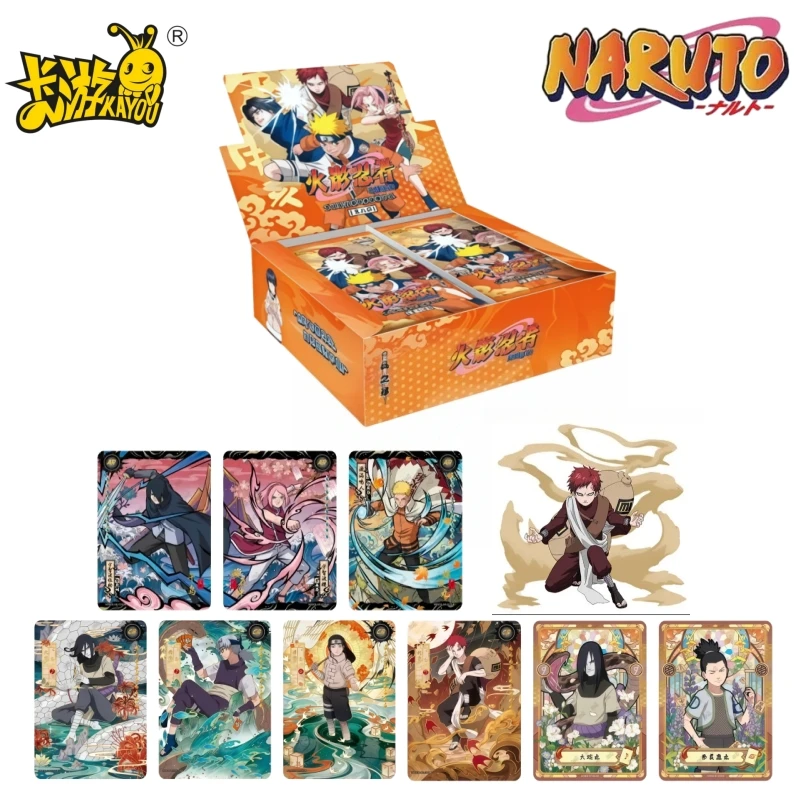 

KAYOU Official Authentic NARUTO Chapter Series Card Anime Character Naruto Gaara Haruno Sakura Collection Flash Card Toy Gift