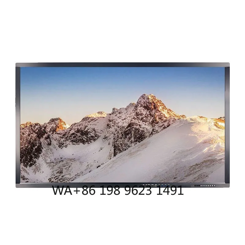 50 Inch Interactive Touch Screen Smart LED Board 4K UHD Flat Panel for Meeting Room Office Education view 2
