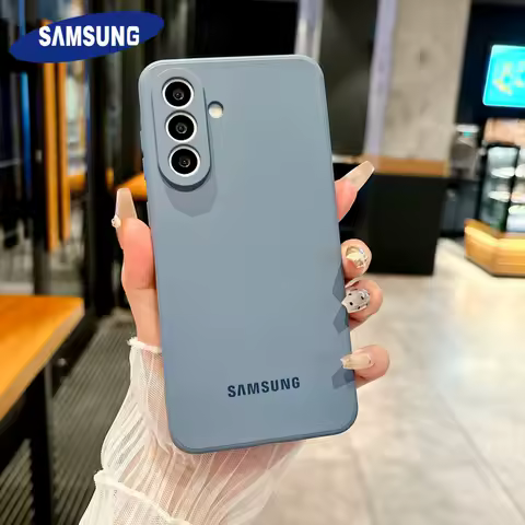 Fashion Liquid Silicone Soft Armor Case for Samsung S25 Edge S24 S23 S22 Ultra S21 S20 S10 Plus FE Note 20 Ultra A56 A36 A26 A16