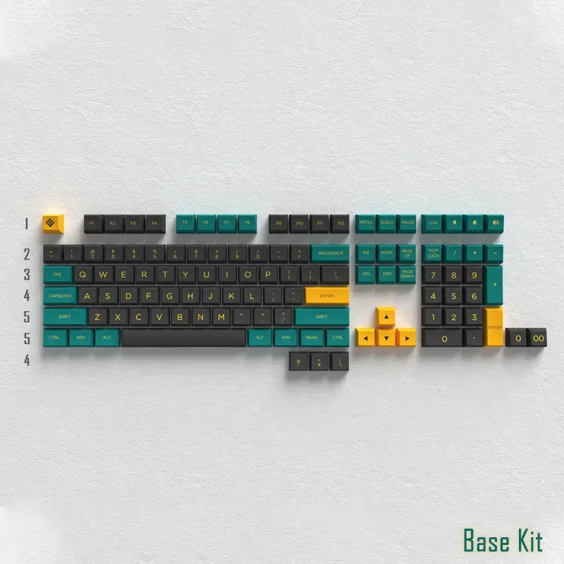 

Mars green OSA mechanical keyboard keycap PBT two-color injection molding full set