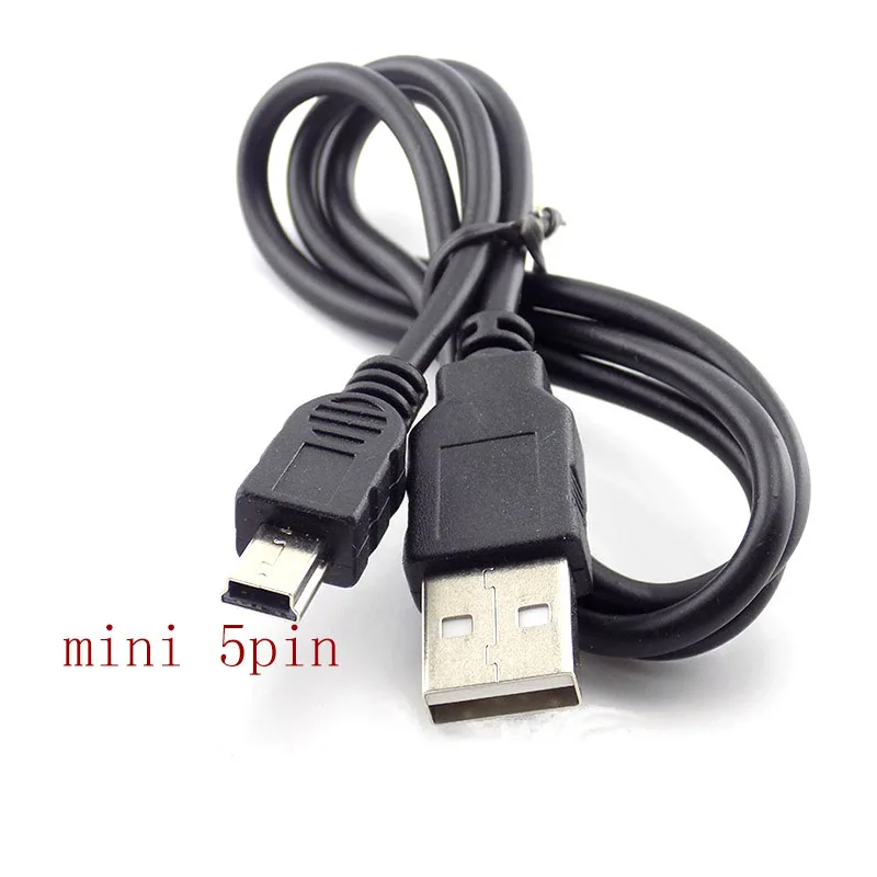 

USB 2.0 A Male Port To Mini 5 Pin male Plug Jack 5V Power Cable Connector Data Sync Cable extension Cord