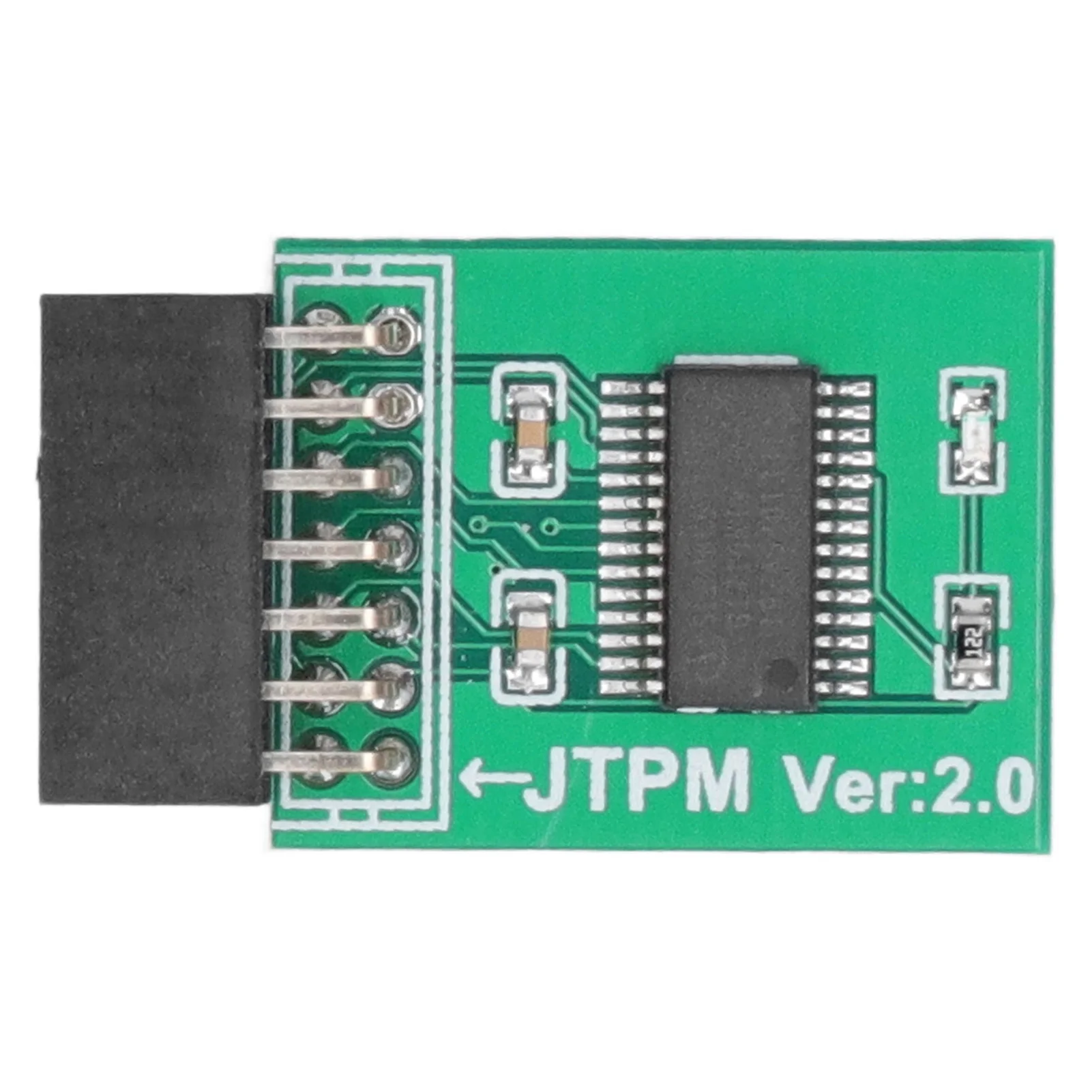 For  TPM 2.0 Module Strong Encryption 14 Pin LPC Interface TPM Module Board for Win11 Green TPM Module for  TPM2.0 Module