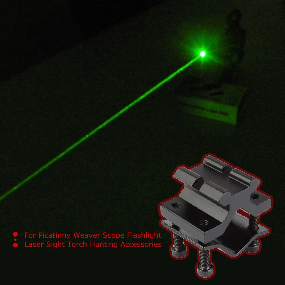 Aluminum Alloy Tactical Universal Adjustable Rail 20mm Barrel Mount Adapter for Scope Hunting Flashlight  Sight Clamp