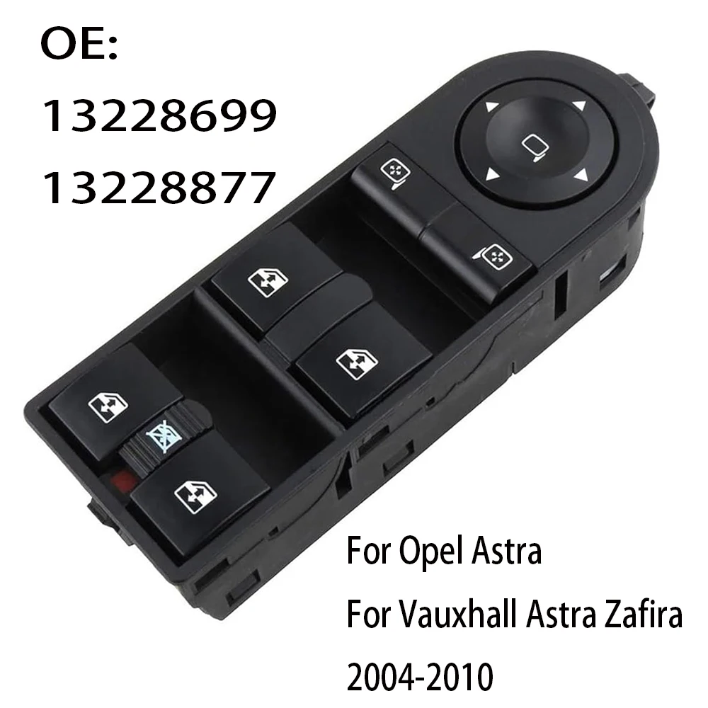 13228699 13228877 Front Left Electric Power Window Switch Control Button For Vauxhall For Opel Astra H Zafira B Kombi 2004-2015