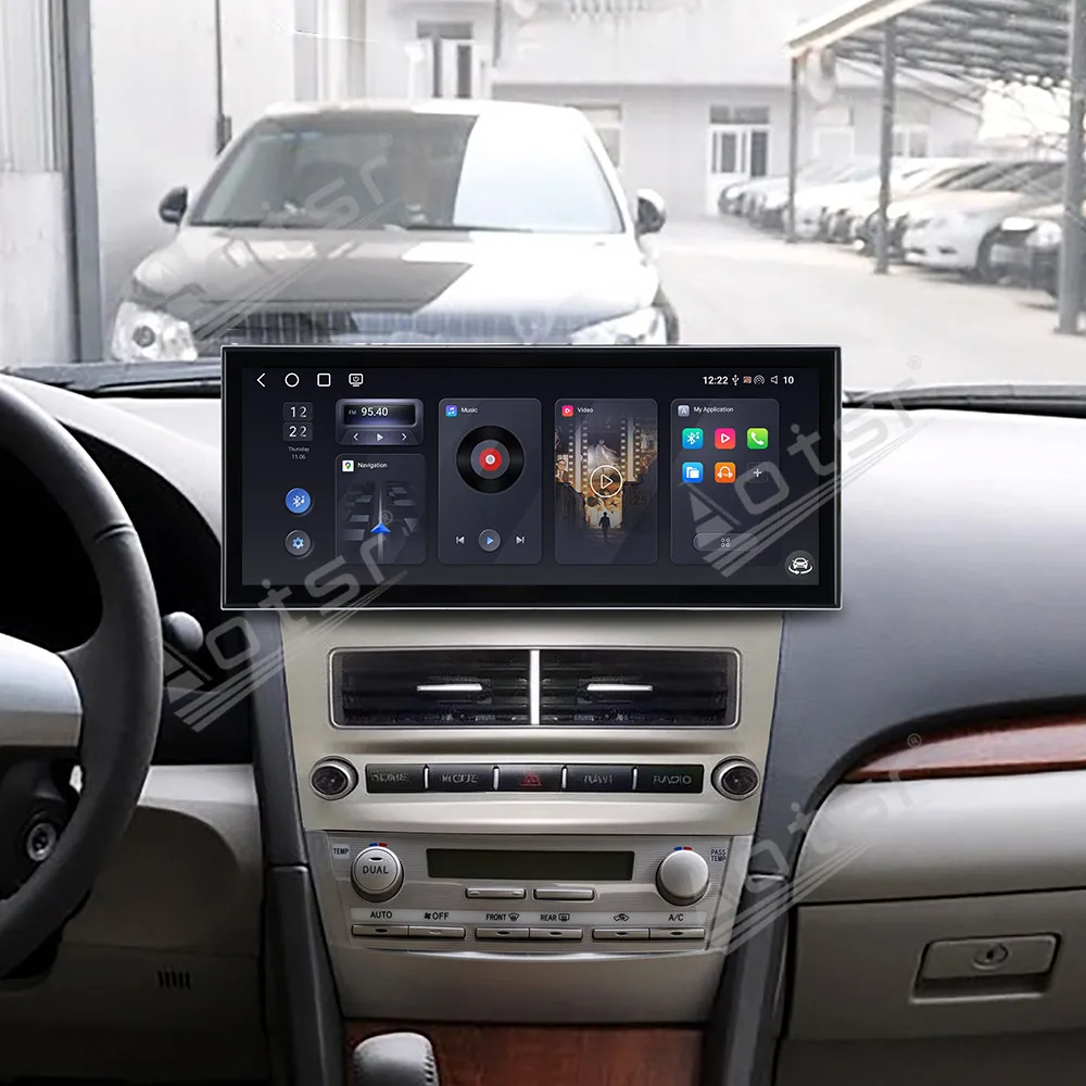 15.6 Inch Qualcomm Car Stereo For Toyota Camry 2006-2011, Octa-Core 2K IPS Wireless CarPlay Android 13 GPS Navigation DSP 4G OEM