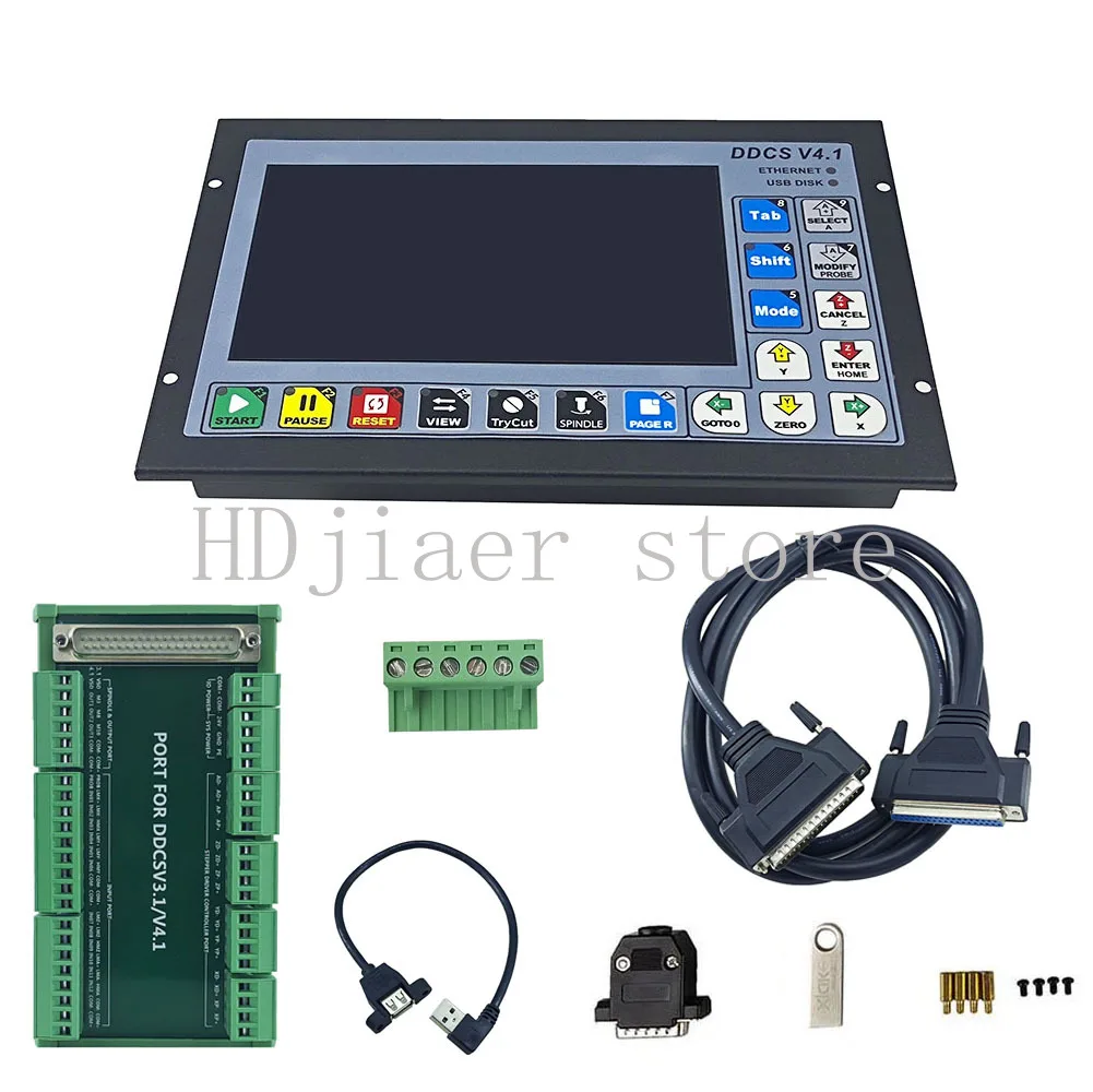 

DDCS V4.1 Standalone CNC Motion Controller – 3/4 Axis Offline Operation, USB Interface, Mach3 Replacement