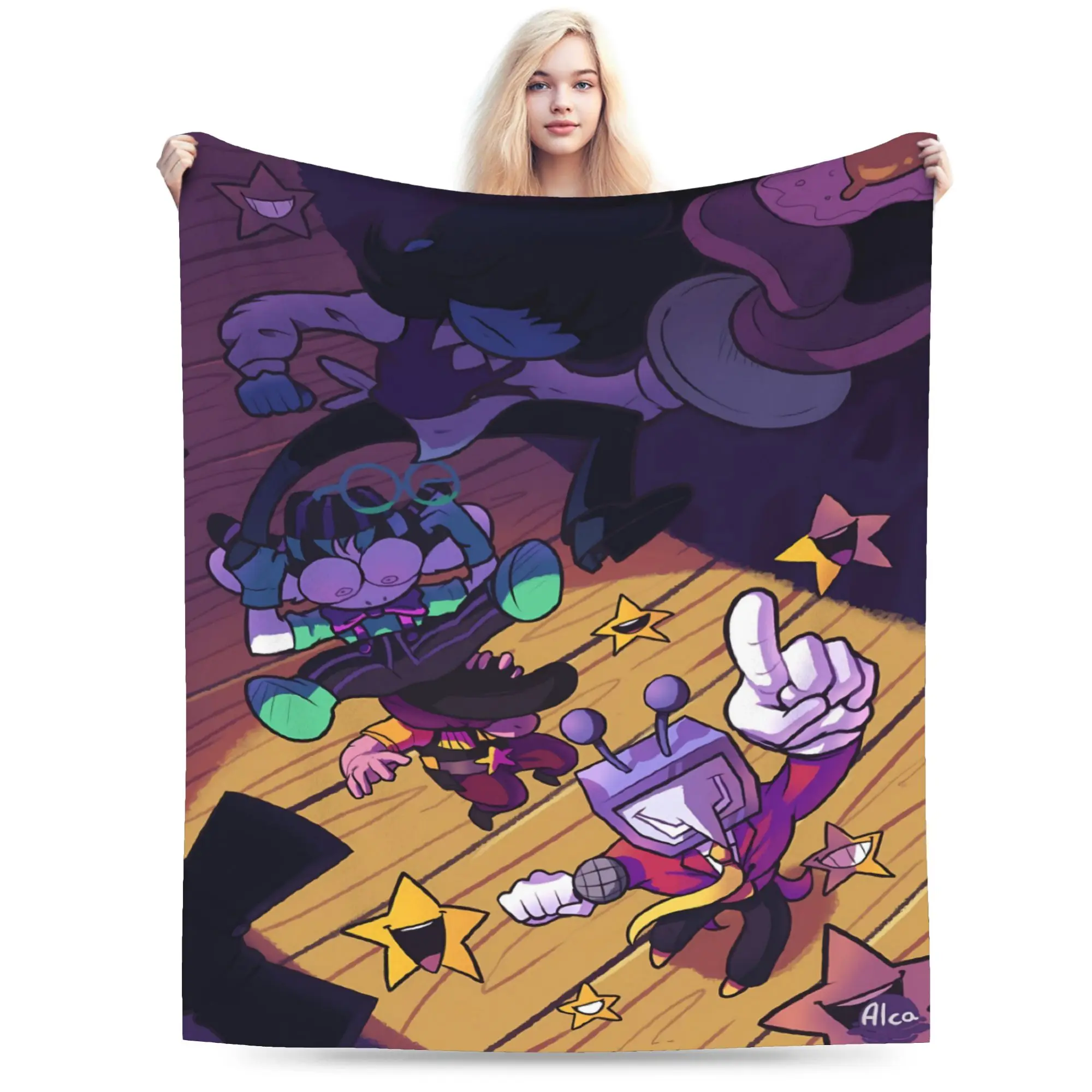 Deltarune Game Plush Blankets Children  Flannel Bedding Throws For Couch Chair Sofa Bed Soft Warm Bedspread Gift Idea